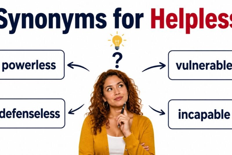 synonyms for helpless