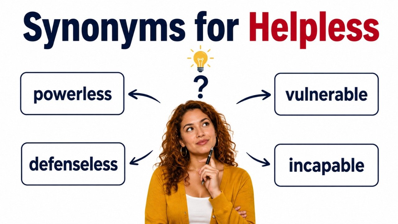 synonyms for helpless