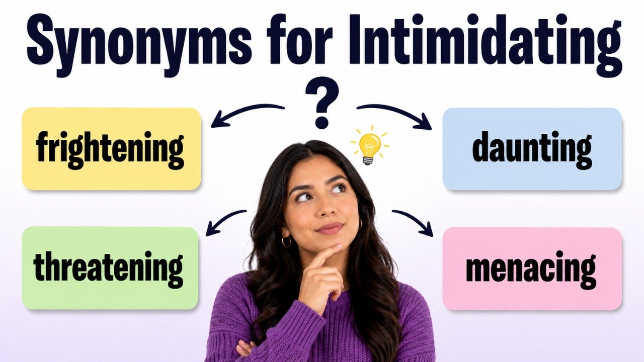 44+ Synonyms for Intimidating: Meanings, Uses & Word Choices