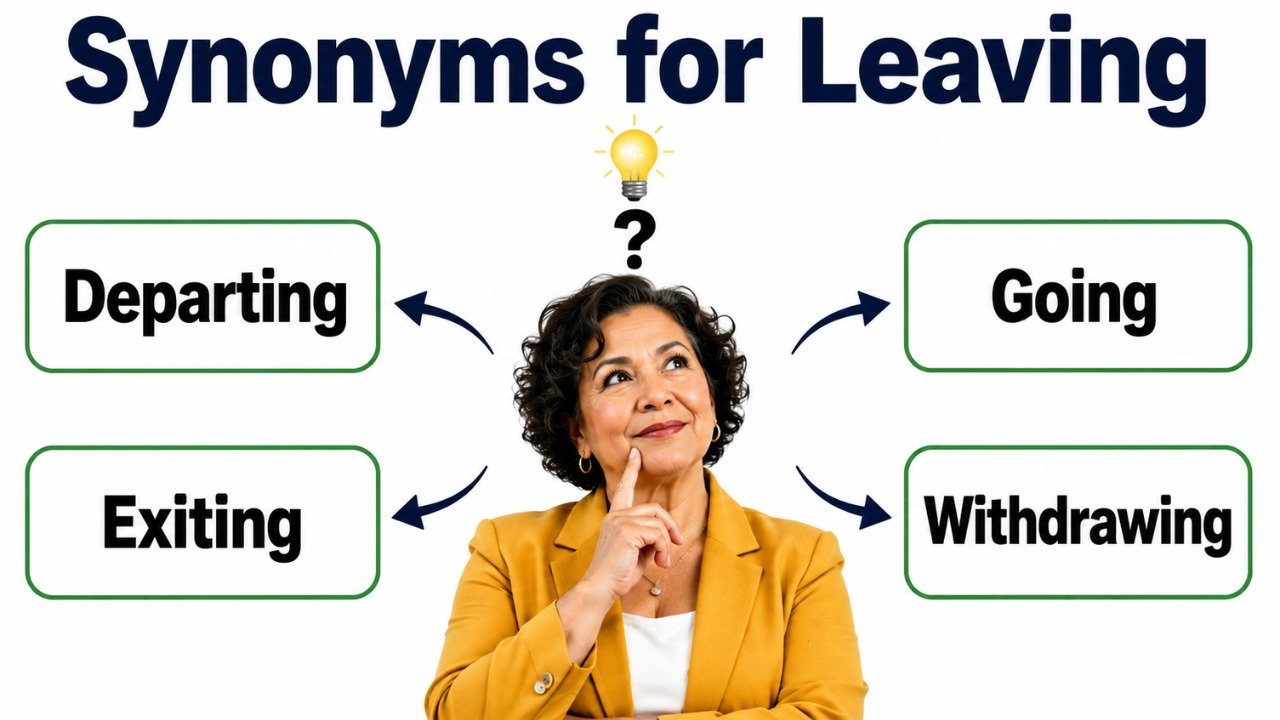 46+ Synonyms for Leaving: Usage, Context & Examples