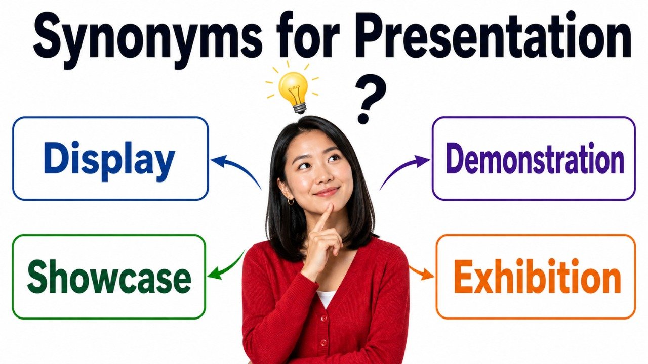 42+ Synonyms for Presentation: Meaning, Examples & Best Uses