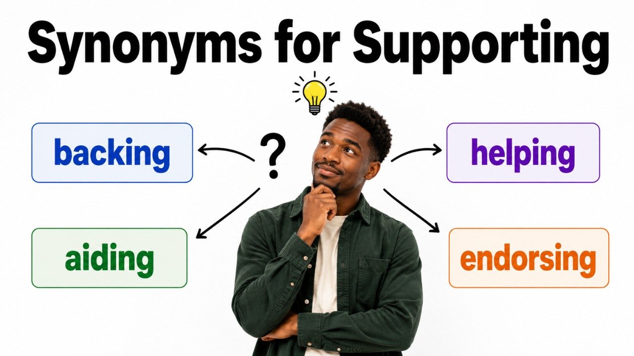 38+ Synonyms for Supporting: Usage, Context & Examples