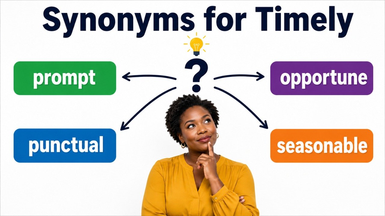 synonyms for timely